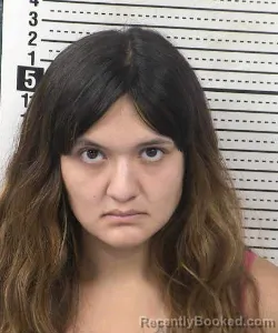 Mugshot of Jaylean Annette Estrada booked in Dona Ana County, New Mexico on August 27, 2026