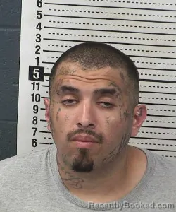 Mugshot of Anthony Ray Ruiz booked in Dona Ana County, New Mexico on August 27, 2026