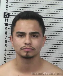 Mugshot of Dante M. Contreras booked in Dona Ana County, New Mexico on August 27, 2026