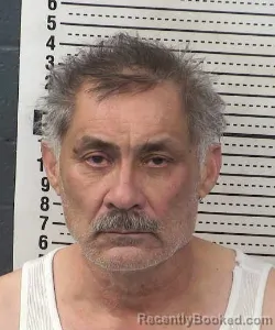 Mugshot of Onesimo Escalante booked in Dona Ana County, New Mexico on August 28, 2026