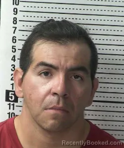 Mugshot of Peter Dillion Lucero booked in Dona Ana County, New Mexico on August 28, 2026