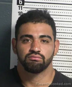 Mugshot of Martin Alfredo Salas Garcia booked in Dona Ana County, New Mexico on August 29, 2026