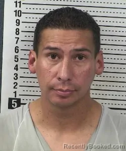 Mugshot of Samuel Rueda Morales booked in Dona Ana County, New Mexico on August 30, 2026