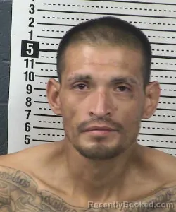 Mugshot of Miguel Garcia booked in Dona Ana County, New Mexico on August 31, 2026