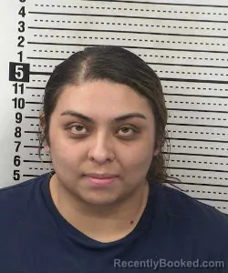 Mugshot of Alexis Bernice Posada booked in Dona Ana County, New Mexico on September 6, 2026