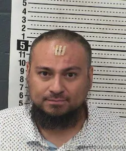 Mugshot of Hector Aldama booked in Dona Ana County, New Mexico on September 9, 2026