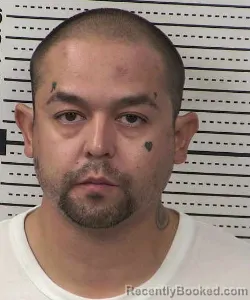 Mugshot of Jesus Noel Ruiz booked in Dona Ana County, New Mexico on September 11, 2026