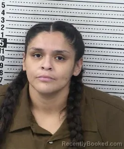 Mugshot of Suleima Eidali Miranda booked in Dona Ana County, New Mexico on September 16, 2026