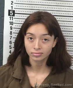 Mugshot of Nikolle Perez-Suarez booked in Dona Ana County, New Mexico on September 23, 2026