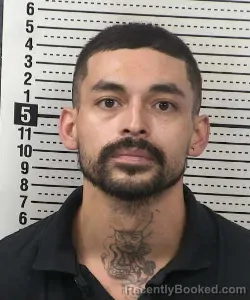 Mugshot of Neven Jared Farquhar booked in Dona Ana County, New Mexico on October 2, 2026