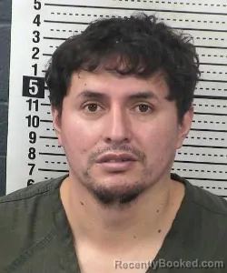 Mugshot of Hugo Ordonez-Llanzhi booked in Dona Ana County, New Mexico on October 26, 2026