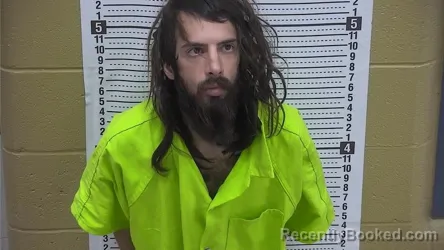 Mugshot of Bradley Alexander Harp booked in Grant County, New Mexico on August 15, 2026