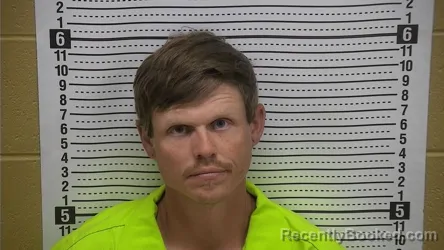 Mugshot of Brandon Tyler Mann booked in Grant County, New Mexico on August 29, 2026