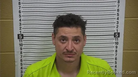 Booking photo from Grant County, New Mexico