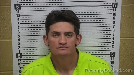Mugshot of Carlos Estevan Vega booked in Grant County, New Mexico on April 16, 2026