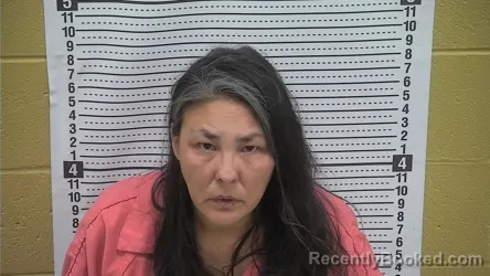 Mugshot of Eddorah Guillemette booked in Grant County, New Mexico on June 2, 2026