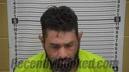 Booking photo from Grant County, New Mexico