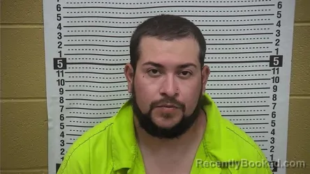 Mugshot of Eric Ortega booked in Grant County, New Mexico on April 16, 2026