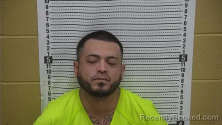Mugshot of Gilbert Enriquez booked in Grant County, New Mexico on September 4, 2026