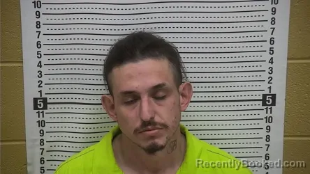 Booking photo from Grant County, New Mexico