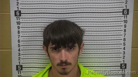 Mugshot of Jordan Blackburn booked in Grant County, New Mexico on August 26, 2026