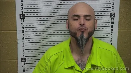 Booking photo from Grant County, New Mexico