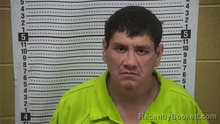 Booking photo from Grant County, New Mexico