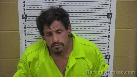 Mugshot of Manuel Herrera booked in Grant County, New Mexico on October 2, 2026