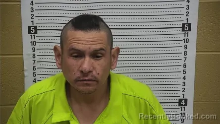 Booking photo from Grant County, New Mexico