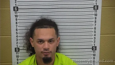 Mugshot of Nathan Kaukani-Nathasingh booked in Grant County, New Mexico on April 3, 2026