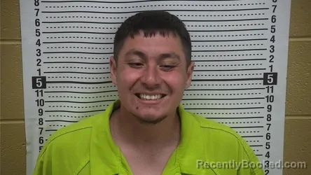 Mugshot of Noah Miranda booked in Grant County, New Mexico on June 28, 2026