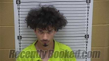 Booking photo from Grant County, New Mexico