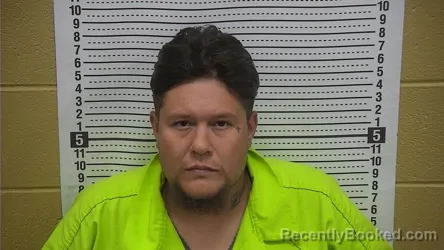 Mugshot of Rodney Aguirre booked in Grant County, New Mexico on April 12, 2026