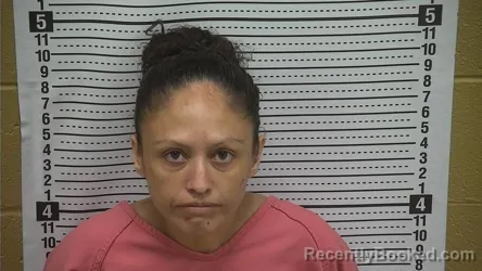 Mugshot of Reesha R Madrid booked in Grant County, New Mexico on August 18, 2026