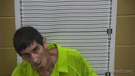 Booking photo from Grant County, New Mexico