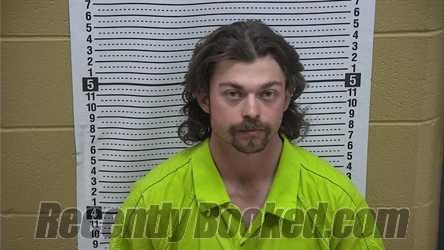 Booking photo from Grant County, New Mexico