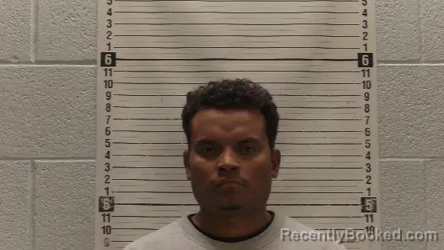 Mugshot of Ray Miguel Cisneros-Mora booked in Luna County, New Mexico on April 2, 2026