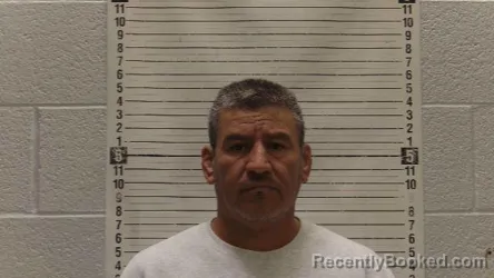 Mugshot of Juventino Romero-Ramos booked in Luna County, New Mexico on April 2, 2026