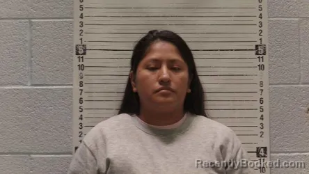 Mugshot of Veronica Loja-Puli booked in Luna County, New Mexico on April 3, 2026