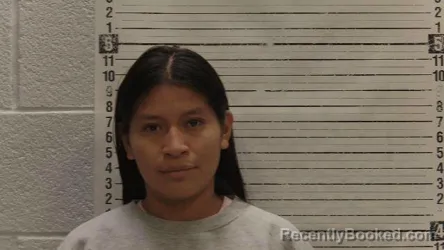 Mugshot of MARIA GASPAR-LUCAS booked in Luna County, New Mexico on April 6, 2026