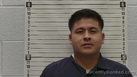 Mugshot of Luis Delgado-Jimenez booked in Luna County, New Mexico on April 13, 2026