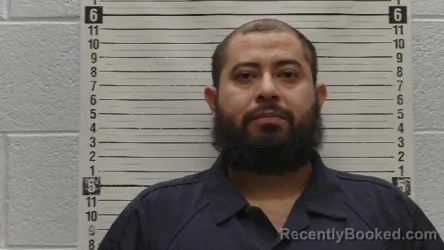 Mugshot of Luis Cruz-Palacios booked in Luna County, New Mexico on April 13, 2026