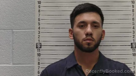 Mugshot of ORLANDO OCANA-MENDEZ booked in Luna County, New Mexico on April 13, 2026