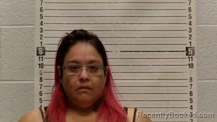 Mugshot of SARAH DENISE SORIA booked in Luna County, New Mexico on July 1, 2026