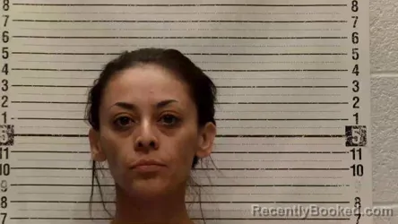 Mugshot of JAZMELLY NAVARETTE booked in Luna County, New Mexico on July 5, 2026