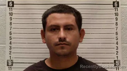 Mugshot of CRISTHIAN CAMAS-HERNANDEZ booked in Luna County, New Mexico on July 6, 2026