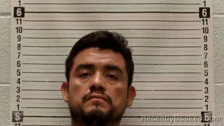 Mugshot of GEOVANNY ORTEGA-RAMIREZ booked in Luna County, New Mexico on July 6, 2026