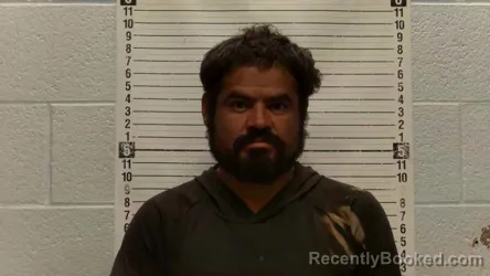 Mugshot of Juan Pablo Villanuera Roman booked in Luna County, New Mexico on July 18, 2026