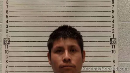 Mugshot of CARLOS ELEUTERIO JIMENEZ-PEREZ booked in Luna County, New Mexico on July 24, 2026