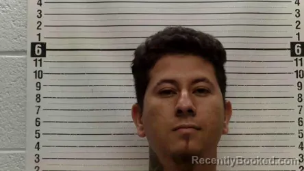 Mugshot of Jesus David Lucero-Ramirez booked in Luna County, New Mexico on August 7, 2026